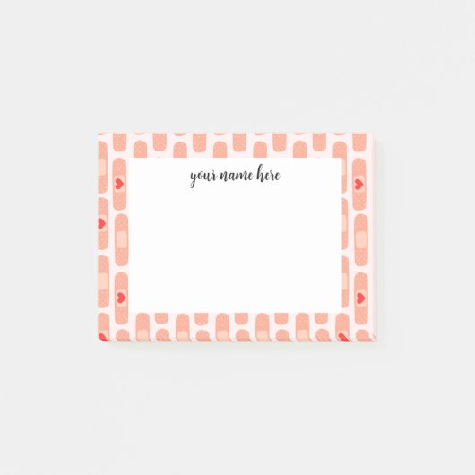 パーソナライズされたナースの投稿ノート ポストイット (正面)