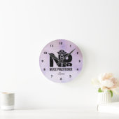 パーソナライズされたナースの開業医 ラウンド壁時計 (ホーム)