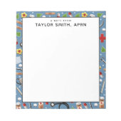 パーソナライズされたナースギフトアイディアメモ帳 ノートパッド (正面)