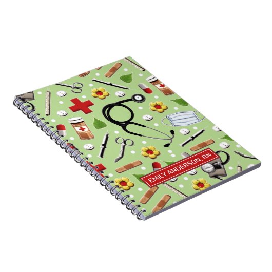 パーソナライズされたナースギフトアイディア帳 ノートブック (右側)