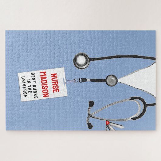 パーソナライズされたナースギフトアイディア ジグソーパズル (横)