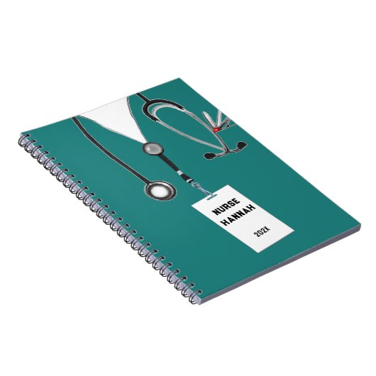 パーソナライズされたナースギフトアイディア ノートブック (右側)