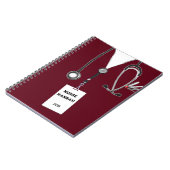 パーソナライズされたナースギフトアイディア ノートブック (左側)