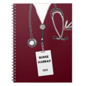 パーソナライズされたナースギフトアイディア ノートブック (正面)