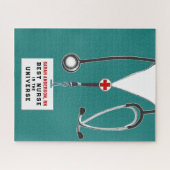 パーソナライズされたナースギフトパズル ジグソーパズル (横)