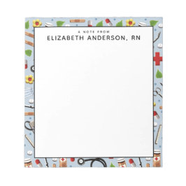 パーソナライズされたナースギフトメモ帳 ノートパッド