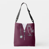 パーソナライズされたナースノベルティ クロスボディバッグ (裏面)