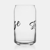 パーソナライズされたナースブラシタイポグラフィRN卒業 ガラス缶 (左)