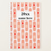 パーソナライズされたナースプランナー プランナー手帳 (正面)