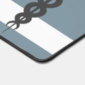 パーソナライズされたナースメディカルダスティブルー名 デスクマット (コーナー)