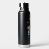 パーソナライズされたナースモノグラム贈答用水瓶 ウォーターボトル (右面)