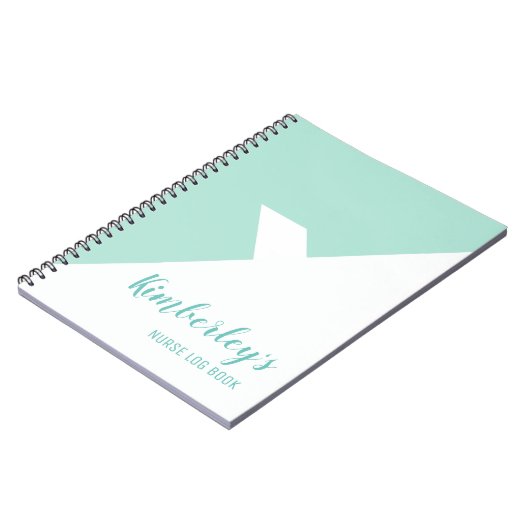 パーソナライズされたナースログ帳 ノートブック (左側)