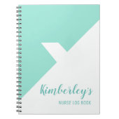 パーソナライズされたナースログ帳 ノートブック (正面)