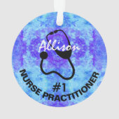 パーソナライズされたナース医 オーナメント (裏面)