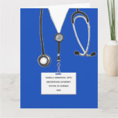 パーソナライズされたナース卒業カード カード (正面)