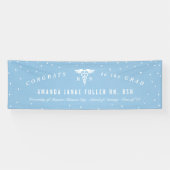 パーソナライズされたナース卒業パーティーのバナー 横断幕 (横)