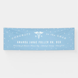 パーソナライズされたナース卒業パーティーのバナー 横断幕