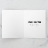 パーソナライズされたナース卒業 カード (内部)