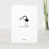 パーソナライズされたナース卒業 カード (裏面)