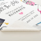 パーソナライズされたナース卒業 シェルパブランケット (3/4)