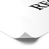 パーソナライズされたナース卒業、ナースポートレート ポスター (角)