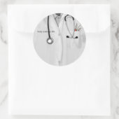 パーソナライズされたナース卒業 ラウンドシール (バッグ)