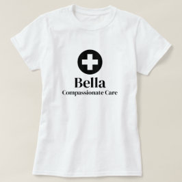 パーソナライズされたナース名 Tシャツ