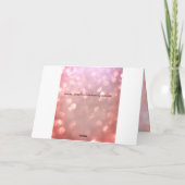 パーソナライズされたナース誕生日カード カード (裏面)