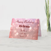 パーソナライズされたナース誕生日カード カード (正面)