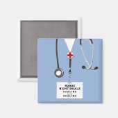 パーソナライズされたナース賞用磁石磁石 マグネット (正面/裏面)