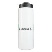 パーソナライズされたナース開業医レトロNP名ギフト タンブラー (正面)