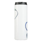 パーソナライズされたナース開業医レトロNP名ギフト タンブラー (裏面)