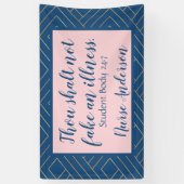 パーソナライズされたナース；あなたは病気を偽ってはならない 横断幕 (縦)