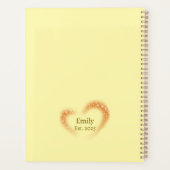 パーソナライズされたナース – かわいいカボチャ&紅葉 プランナー手帳 (裏面)