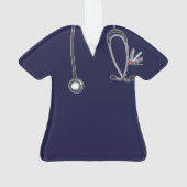 パーソナライズされたナース オーナメント (裏面)