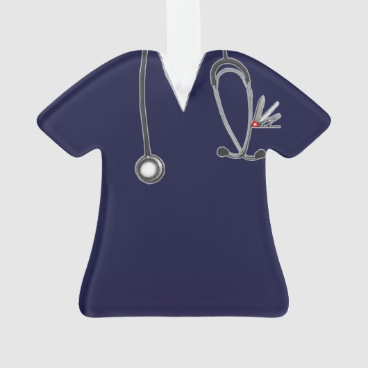 パーソナライズされたナース オーナメント (裏面)