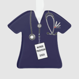 パーソナライズされたナース オーナメント