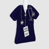 パーソナライズされたナース オーナメント (正面)