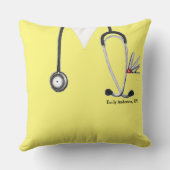 パーソナライズされたナース クッション (裏面)