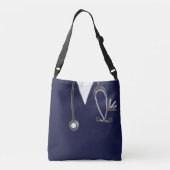 パーソナライズされたナース クロスボディバッグ (裏面)