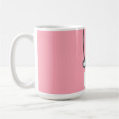 パーソナライズされたナース コーヒーマグカップ (左)