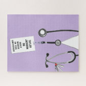 パーソナライズされたナース ジグソーパズル (横)