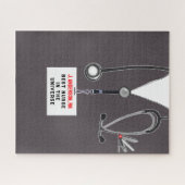 パーソナライズされたナース ジグソーパズル (横)