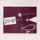 パーソナライズされたナース ジグソーパズル (横)