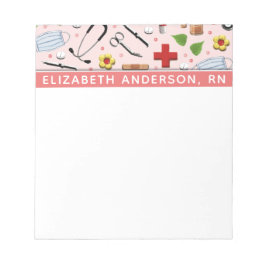 パーソナライズされたナース ノートパッド