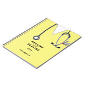 パーソナライズされたナース ノートブック (左側)