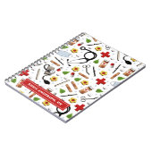 パーソナライズされたナース ノートブック (左側)