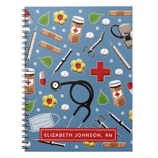 パーソナライズされたナース ノートブック (正面)