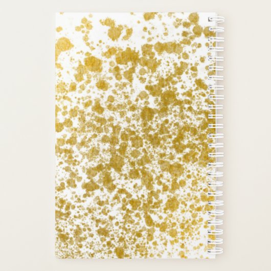 パーソナライズされたナース プランナー手帳 (裏面)