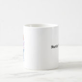 パーソナライズされたナース(赤毛ナース) Mug コーヒーマグカップ (中央)